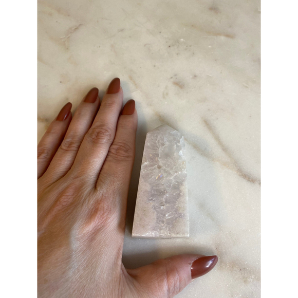 Pink amethyst tower point - Picture 6 of 10